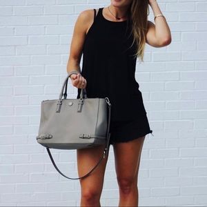 Tory Burch Robinson Tote with Detachable Crossbody